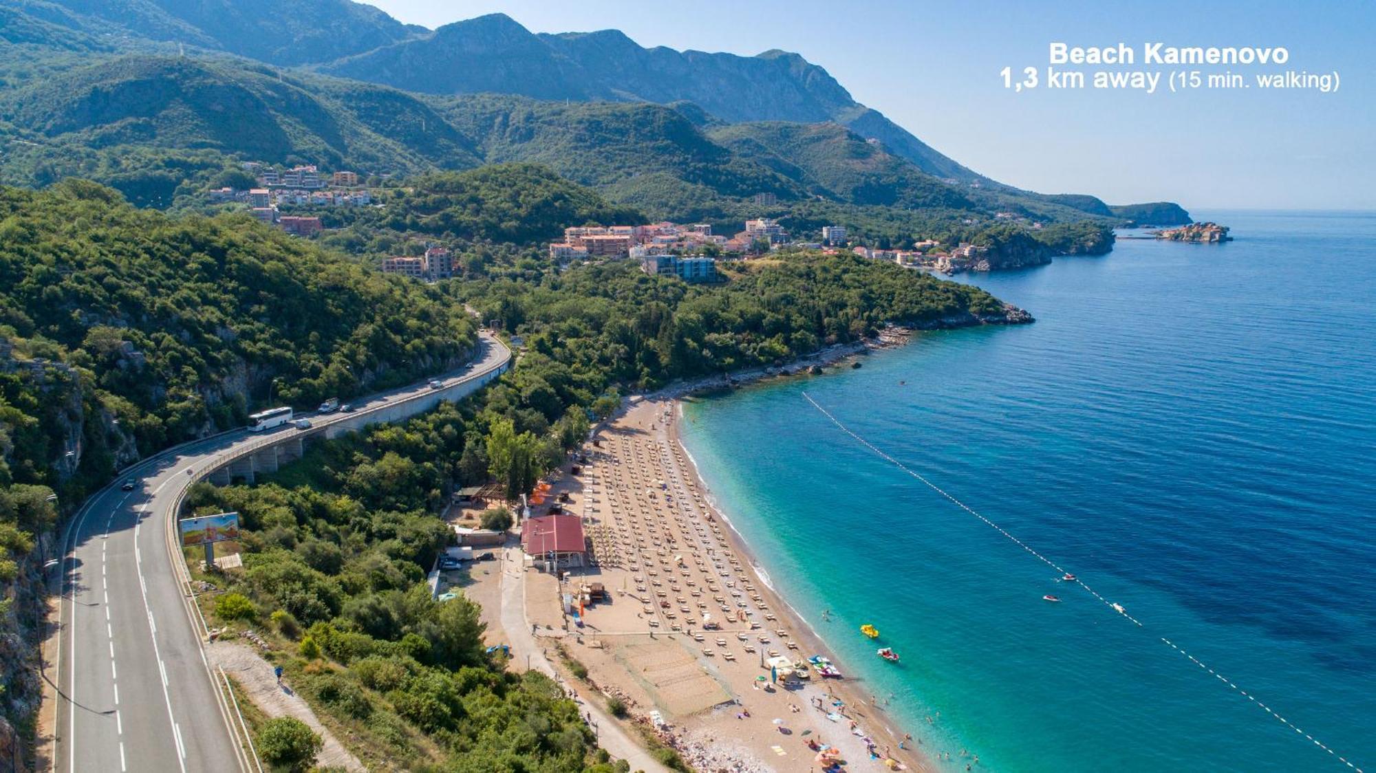 Apartments My Przno Sveti Stefan Exteriör bild