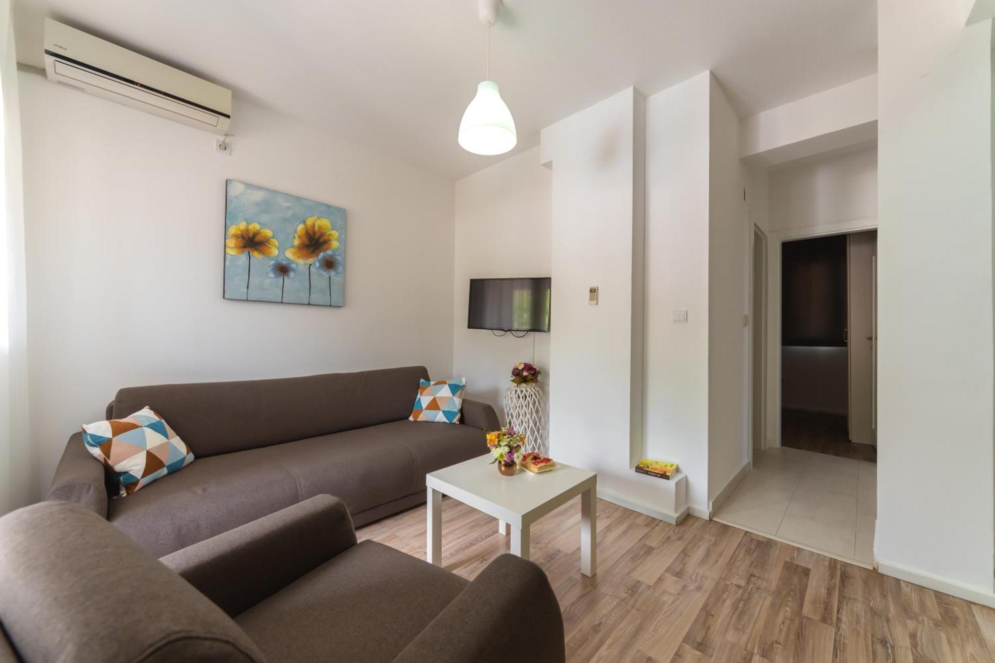 Apartments My Przno Sveti Stefan Rum bild